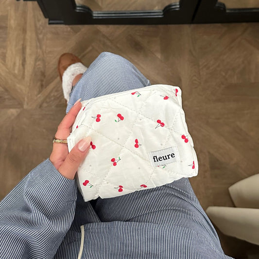 COSMETIC BAGS - CHERRY - SMALL