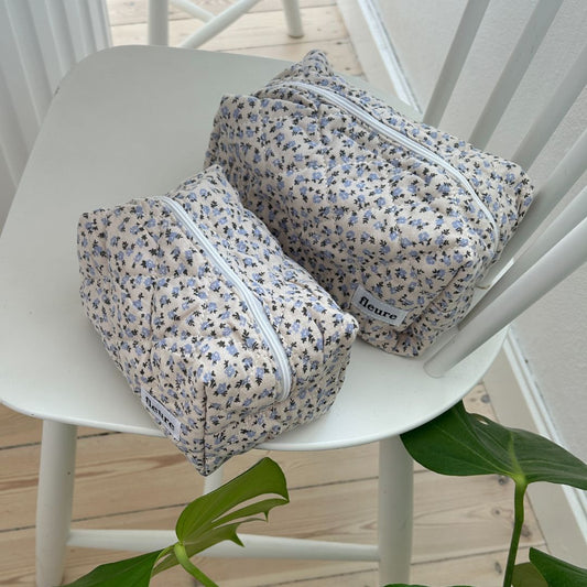 COSMETIC BAG SET - VERA - LARGE + SMALL