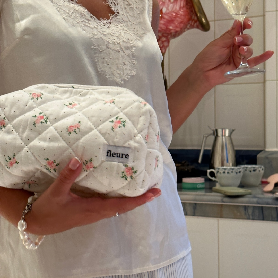 COSMETIC BAGS - LARGE + SMALL