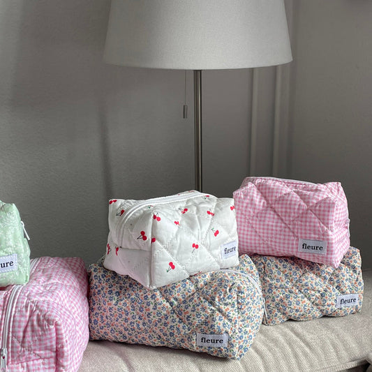 COSMETIC BAGS - LARGE + SMALL