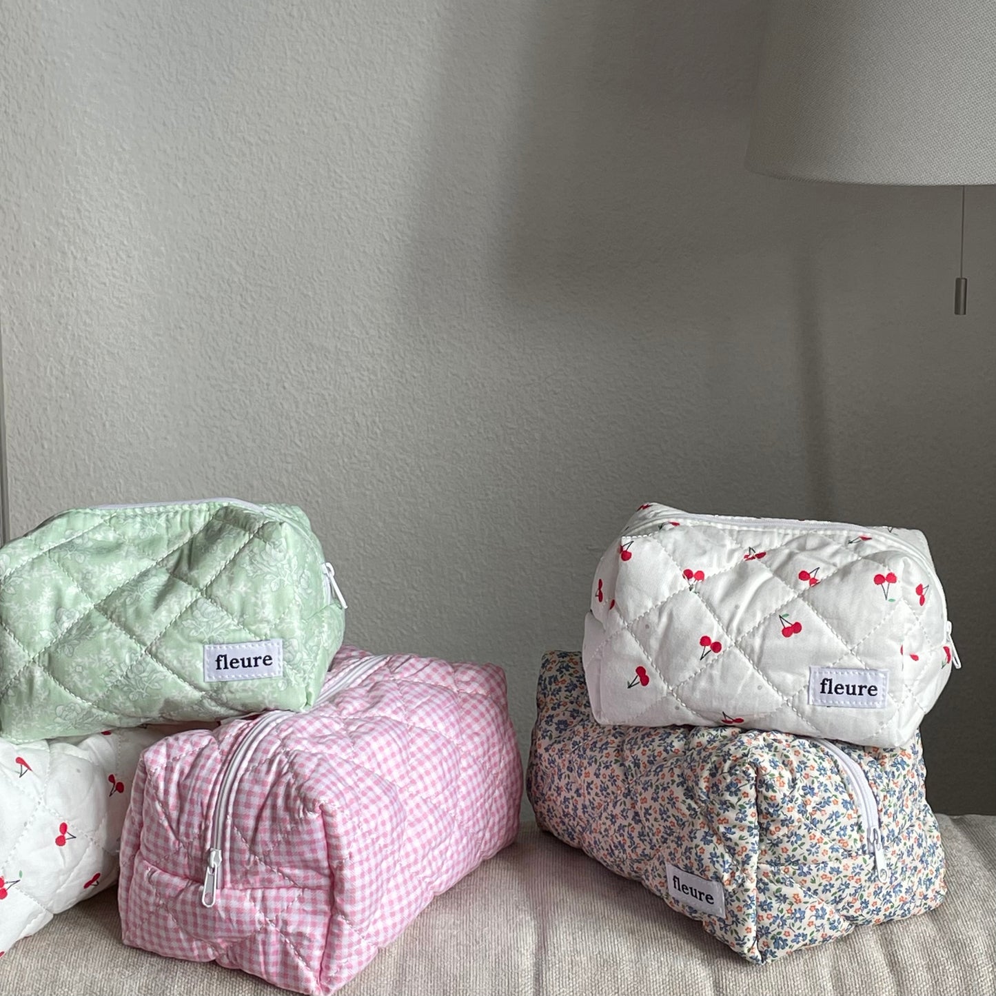 KOSMETIKTASKE - FLORA - SMALL